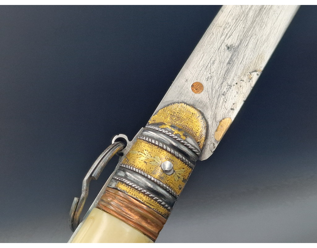 Coutellerie COUTEAU PLIANT COLLECTION "LE LOUIS XVI" vers 1780 - France XVIIIè - 4