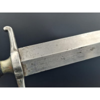 Coutellerie COUTEAU DE CHASSE VÉNERIE NOGENT LAME DOUBLE TRANCHANT - FRANCE XIXè {PRODUCT_REFERENCE} - 3