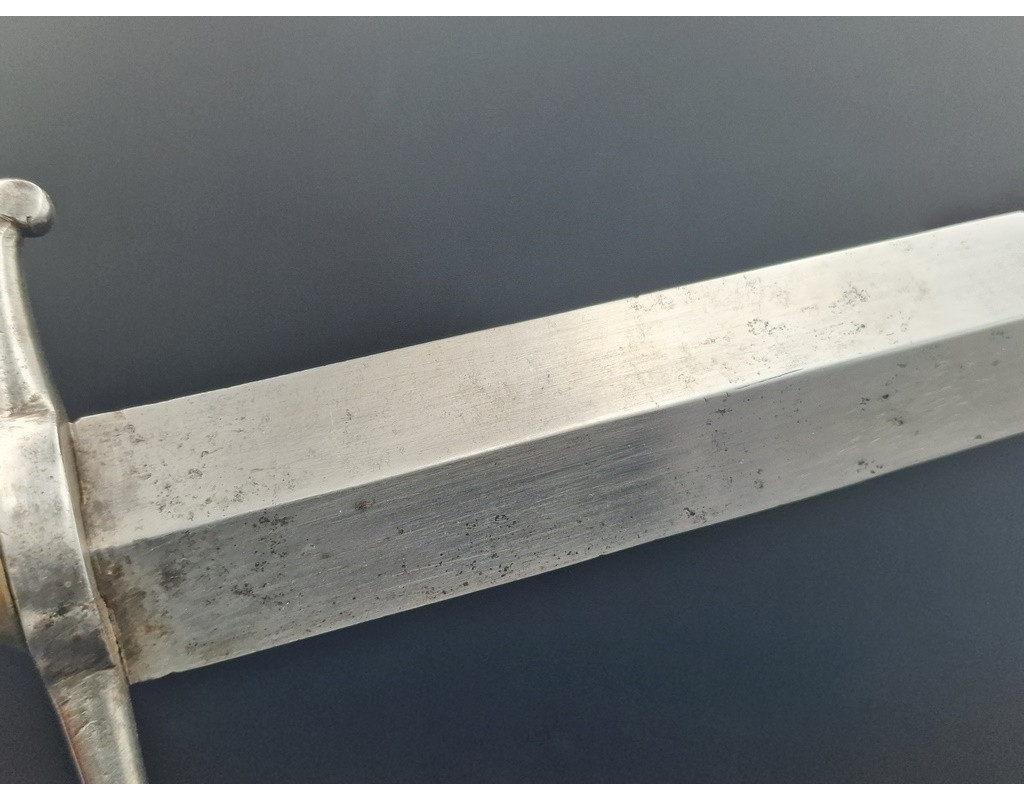 Coutellerie COUTEAU DE CHASSE VÉNERIE NOGENT LAME DOUBLE TRANCHANT - FRANCE XIXè {PRODUCT_REFERENCE} - 5