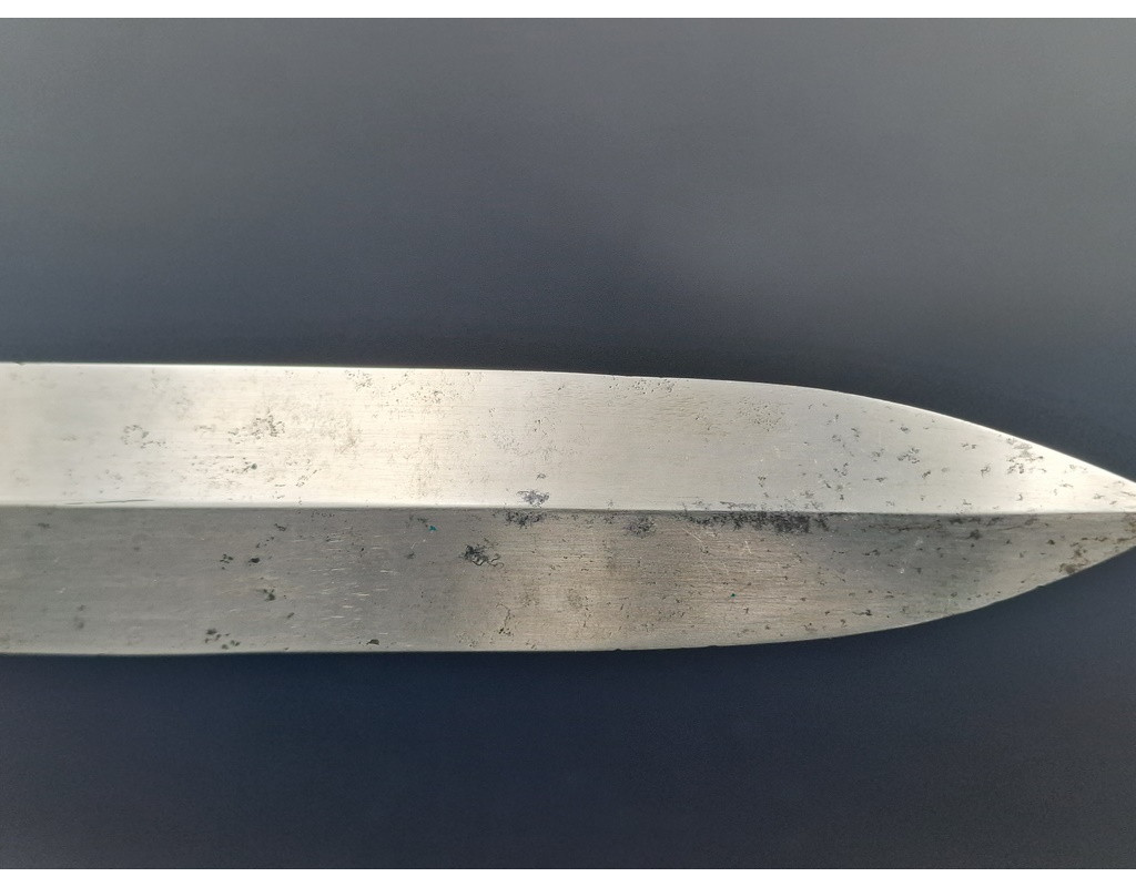 Coutellerie COUTEAU DE CHASSE VÉNERIE NOGENT LAME DOUBLE TRANCHANT - FRANCE XIXè {PRODUCT_REFERENCE} - 6