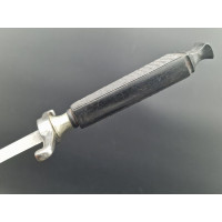 Coutellerie COUTEAU DE CHASSE VÉNERIE NOGENT LAME DOUBLE TRANCHANT - FRANCE XIXè {PRODUCT_REFERENCE} - 8