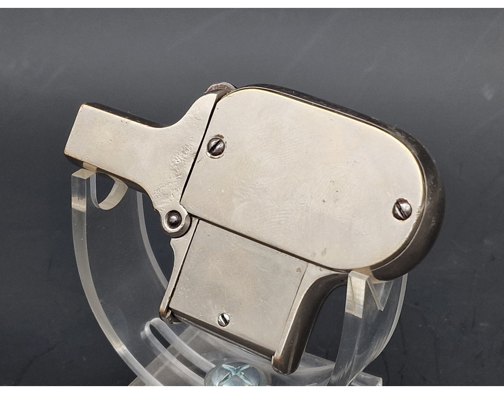 Armes de Poing PISTOLET DEFENDER UNIQUE PALM PISTOL 4 CANONS CALIBRE 22 COURT - USA XIXè 16556-27 - 1