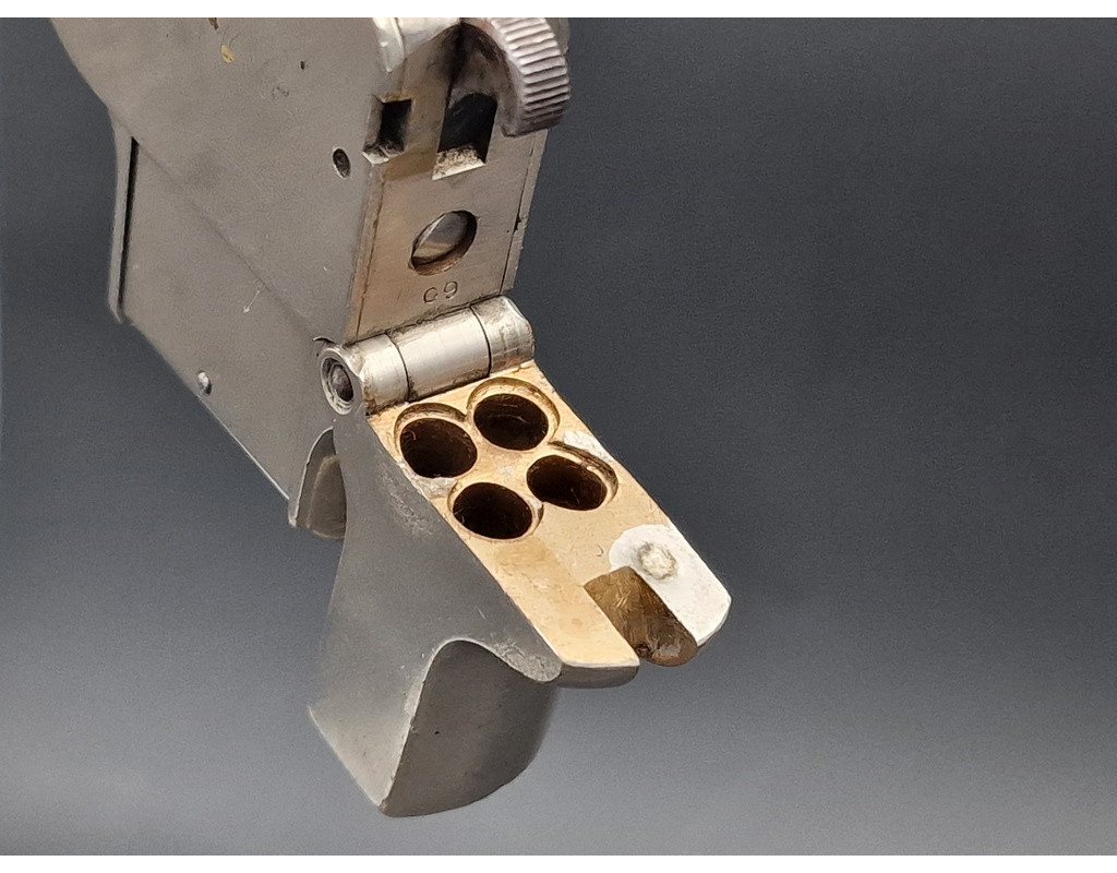 Armes de Poing PISTOLET DEFENDER UNIQUE PALM PISTOL 4 CANONS CALIBRE 22 COURT - USA XIXè 16556-27 - 3