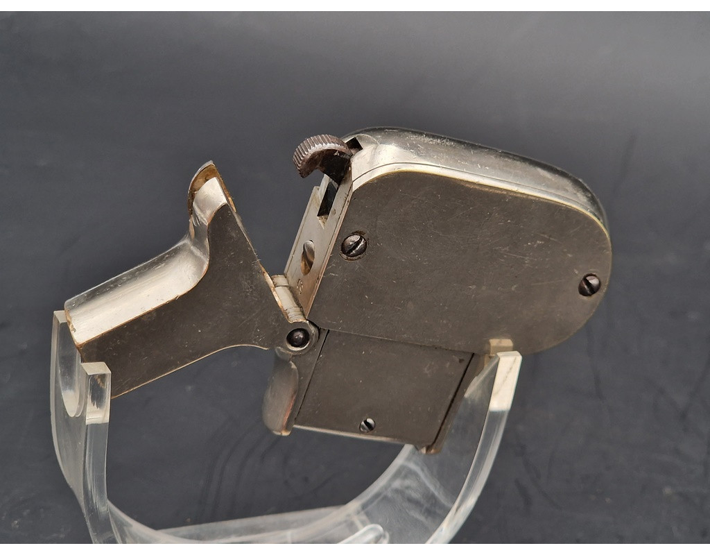 Armes de Poing PISTOLET DEFENDER UNIQUE PALM PISTOL 4 CANONS CALIBRE 22 COURT - USA XIXè 16556-27 - 6