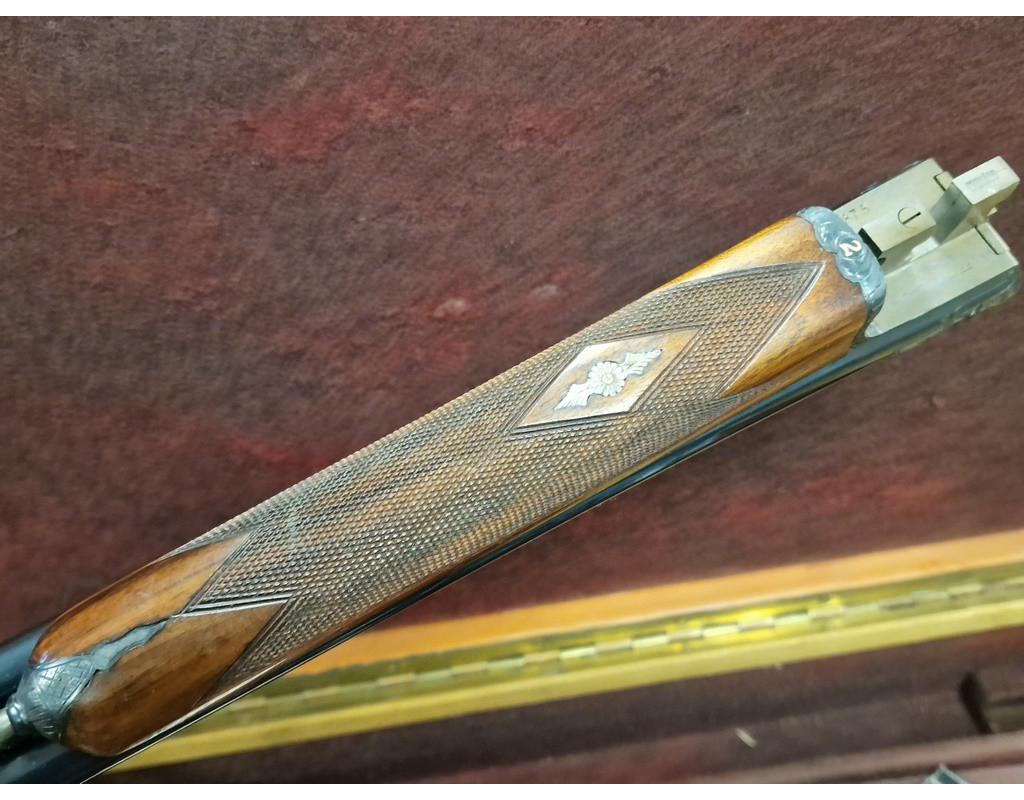 Chasse PAIRE EN 28 JUXTA CANON DEMI BLOC FUSIL CHASSE EJECTEURS CRUCELEGUI HERMANOS 28/70 3/4 Full - ESPAGNE XXè {PRODUCT_REFE