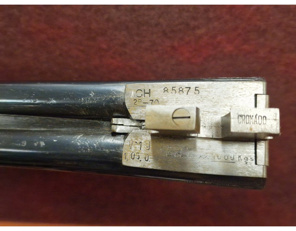 Chasse PAIRE EN 28 JUXTA CANON DEMI BLOC FUSIL CHASSE EJECTEURS CRUCELEGUI HERMANOS 28/70 3/4 Full - ESPAGNE XXè {PRODUCT_REFE