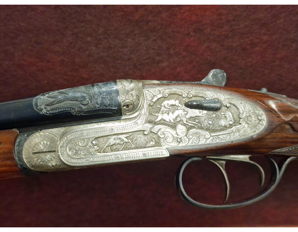 Chasse PAIRE EN 28 JUXTA CANON DEMI BLOC FUSIL CHASSE EJECTEURS CRUCELEGUI HERMANOS 28/70 3/4 Full - ESPAGNE XXè {PRODUCT_REFE