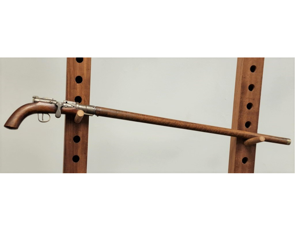 Armes d'Épaule CANNE-FUSIL FRANCE XIXè vers 1890 CARABINE GRAS 1874 CALIBRE 28/65 CENTRALE - 1