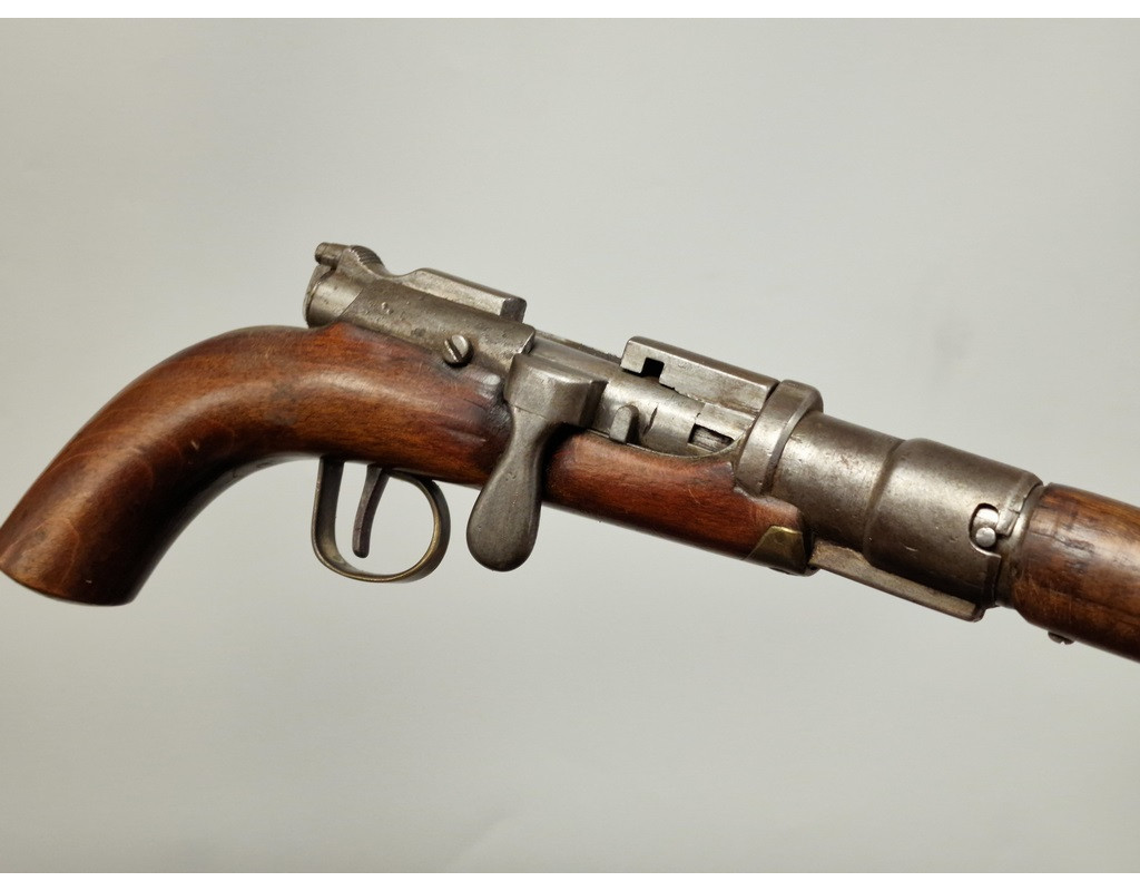 Armes d'Épaule CANNE-FUSIL FRANCE XIXè vers 1890 CARABINE GRAS 1874 CALIBRE 28/65 CENTRALE - 2