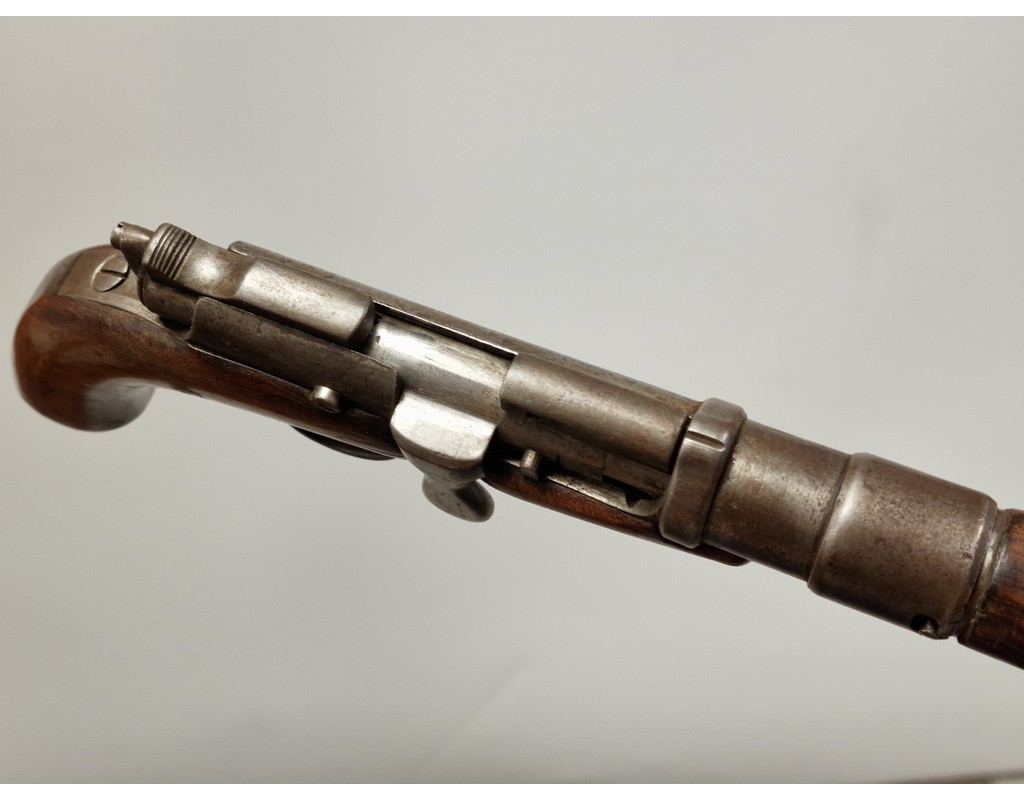 Armes d'Épaule CANNE-FUSIL FRANCE XIXè vers 1890 CARABINE GRAS 1874 CALIBRE 28/65 CENTRALE - 4