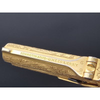 Catalogue Magasin LUXUEUX PISTOLET REMINGTON DOUBLE DERRINGER Gravé Doré en COFFRET Calibre 41RF RIMFIRE - US XIXè {PRODUCT_REF