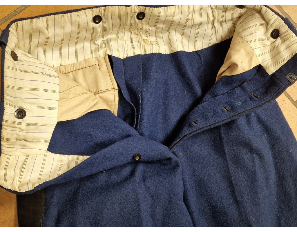 Militaria VAREUSE PANTALON GENDARMERIE DEPARTEMENTALE MODELE 1931 France XXÈ - 8