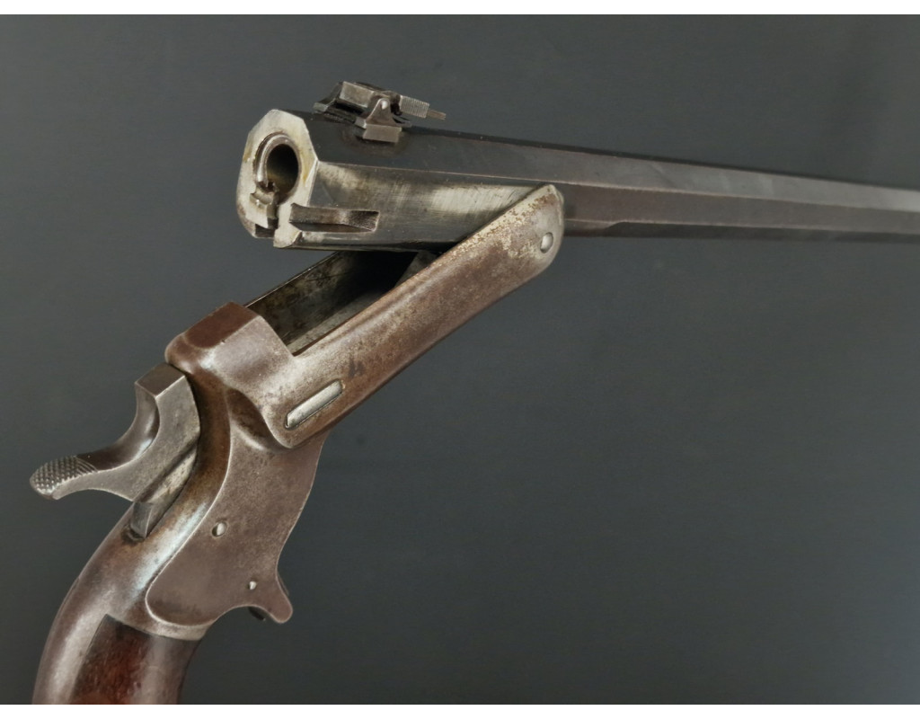 Armes de Poing PISTOLET STEVENS DE TIR HUNTER PET POCKET RIFLE N°34 1872 CALIBRE 38 RIMFIRE - USA XIXè - 7