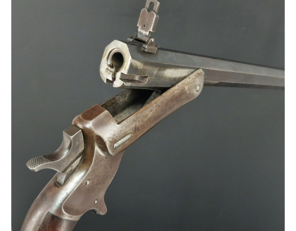Armes de Poing PISTOLET STEVENS DE TIR HUNTER PET POCKET RIFLE N°34 1872 CALIBRE 38 RIMFIRE - USA XIXè - 8