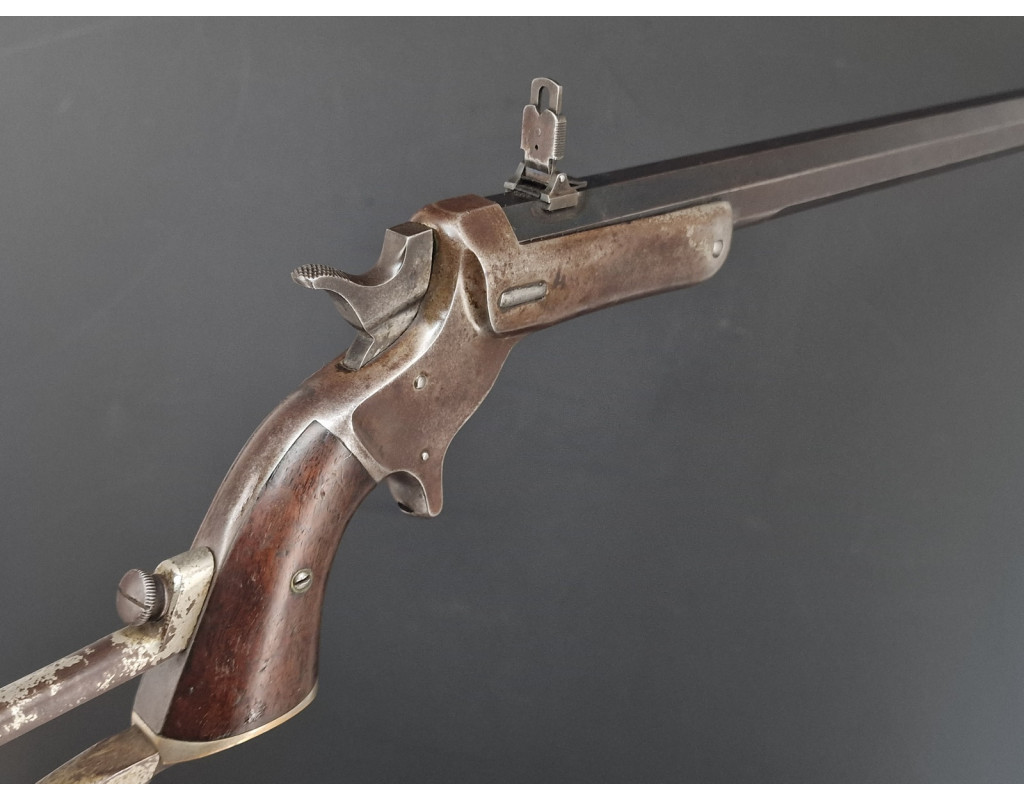 Armes de Poing PISTOLET STEVENS DE TIR HUNTER PET POCKET RIFLE N°34 1872 CALIBRE 38 RIMFIRE - USA XIXè - 11