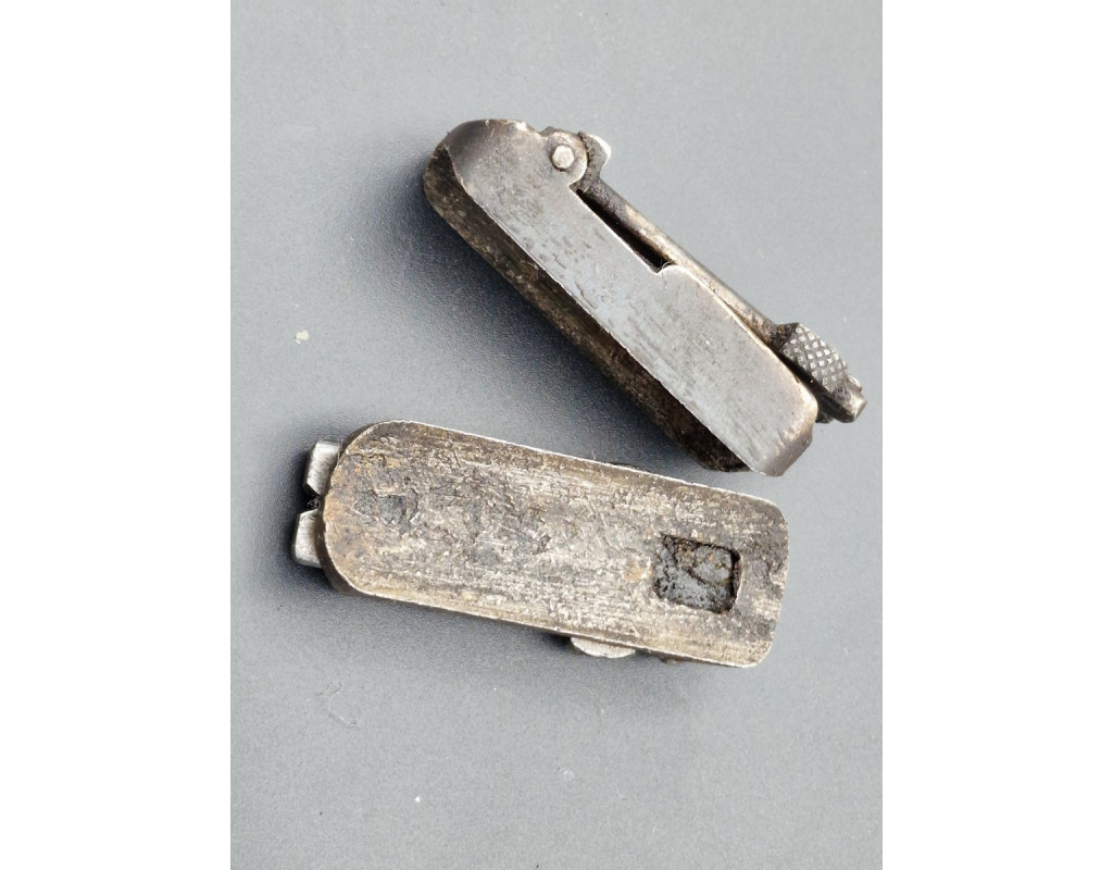 Pièces Détachées 1 HAUSSE COMPLETE CARABINE ou MOUSQUETON GRAS 1874 & CHASSEPOT 1866 - 1