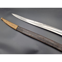 Militaria BAIONNETTE CHASSE JUXTAPOSÉ À LAME YATAGAN CONTRE TRANCHANT vers 1860 - FRANCE XIXè - 9