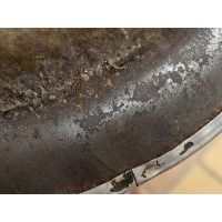 Militaria CASQUE US M1 A1 TROUPES FRANCAISES RESISTANTE VOSGES HIVER 1944 INSIGNE SECTION CIRCULATION - USA / FRANCE Seconde Gue