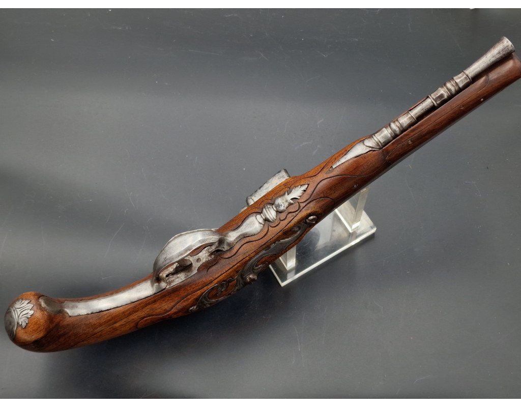 Armes de Poing PISTOLET À SILEX PETER FROMENT A ERLANG 1690-1752 NUREMBERG - ALLEMAGNE XVIIè SET1 - 3