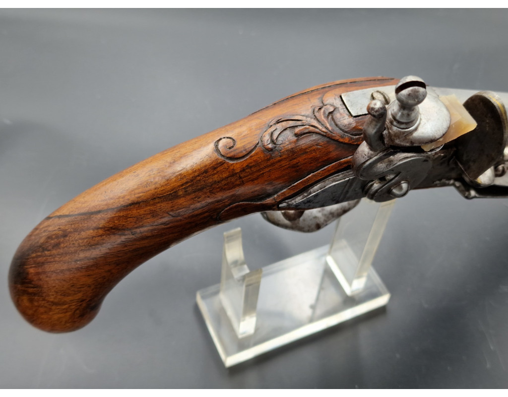 Armes de Poing PISTOLET À SILEX PETER FROMENT A ERLANG 1690-1752 NUREMBERG - ALLEMAGNE XVIIè SET1 - 9