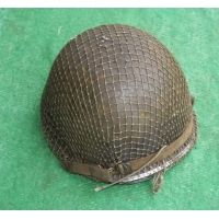 Catalogue Magasin CASQUE US Modèle M1 A1 1er type CAMMOUFLE du 4e BATILLON 1er RCA VOSGES HIVER 1944 - USA / FRANCE WW2 {PRODUCT