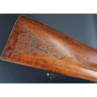 Armes Longues LUXUEUX LONG FUSIL CANARDIER A PERCUSSION PAR LACHAT A SAINT ETIENNE CALIBRE 17,2mm - FRANCE XIXè - 6