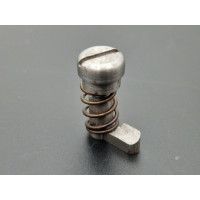 Pièces Détachées VERROU D' AXE BARILLET REVOLER MAS 1873 / MAS MODEL 1874 BOUTON POUSSOIR AVEC RESSORT - 1