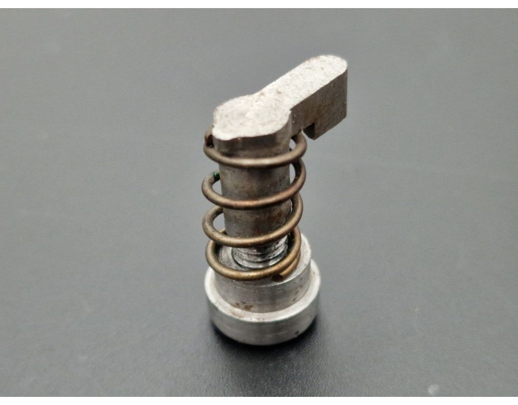 Pièces Détachées VERROU D' AXE BARILLET REVOLER MAS 1873 / MAS MODEL 1874 BOUTON POUSSOIR AVEC RESSORT - 3