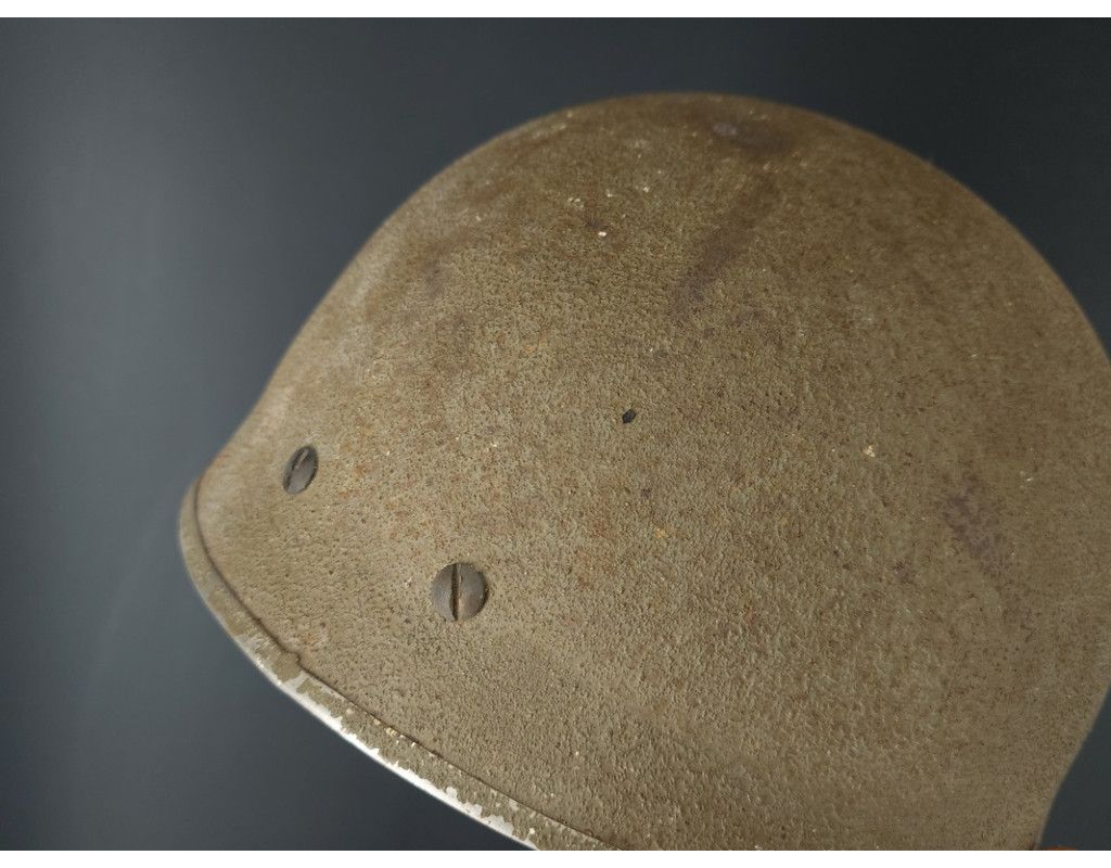 Militaria WW2 CASQUE MK1 DE PARACHUTISTE BRITANNIQUE BMB 1943 - GB SECONDE GUERRE MONDIALE - 10