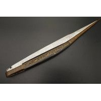 Coutellerie IMPOSANT COUTEAU PLIANT NAVAJA CATALAN ESPAGNOL CATALOGNE DU SUD 89CM DATE 1883 - ESPAGNE XIXè - 1