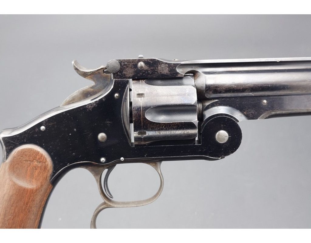 Armes de Poing EXCEPTIONNEL REVOLVER SMITH & WESSON SINGLE ACTION MODEL 3 CAL. 44 RUSSIAN - USA XIXè 38380 - 4
