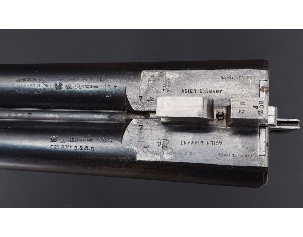 Catalogue Magasin FUSIL JUXTAPOSE 12/70 VERNEY CARRON FRERES BREVETE SGDG 1876/1896 SAINT ETIENNE - FRANCE XIXè {PRODUCT_REFEREN