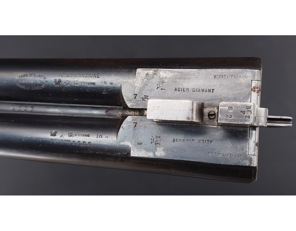 Catalogue Magasin FUSIL JUXTAPOSE 12/70 VERNEY CARRON FRERES BREVETE SGDG 1876/1896 SAINT ETIENNE - FRANCE XIXè {PRODUCT_REFEREN