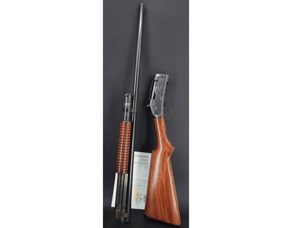 Armes Longues WINCHESTER M97 MODELE 1897 FUSIL A POMPE SHOTGUN CALIBRE 16/70 76CM 1940 - USA XIXè {PRODUCT_REFERENCE} - 15