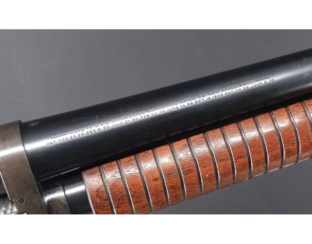 Armes Longues WINCHESTER M97 MODELE 1897 FUSIL A POMPE SHOTGUN CALIBRE 16/70 76CM 1940 - USA XIXè {PRODUCT_REFERENCE} - 5