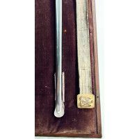 Armes Blanches COFFRET DE SABRE MODELE 1855 D'ETAT MAJOR OFFERT AU COLONEL ALEXIS ADOLPHE BLIGNY EN 1851 - FRANCE SECOND EMPIRE