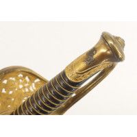 Armes Blanches COFFRET DE SABRE MODELE 1855 D'ETAT MAJOR OFFERT AU COLONEL ALEXIS ADOLPHE BLIGNY EN 1851 - FRANCE SECOND EMPIRE