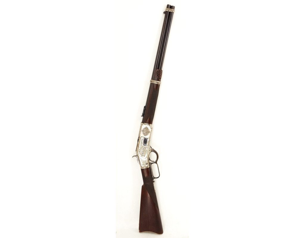 Armes Longues WINCHESTER DE LUXE MODÈLE 1873 CARABINE DE SELLE CALIBRE 44/40 - USA XIXè 103665-1 - 17