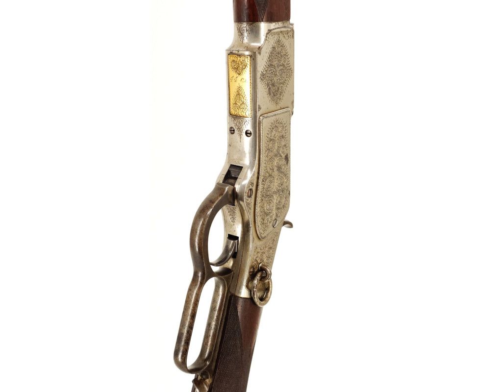 Armes Longues WINCHESTER DE LUXE MODÈLE 1873 CARABINE DE SELLE CALIBRE 44/40 - USA XIXè 103665-1 - 19