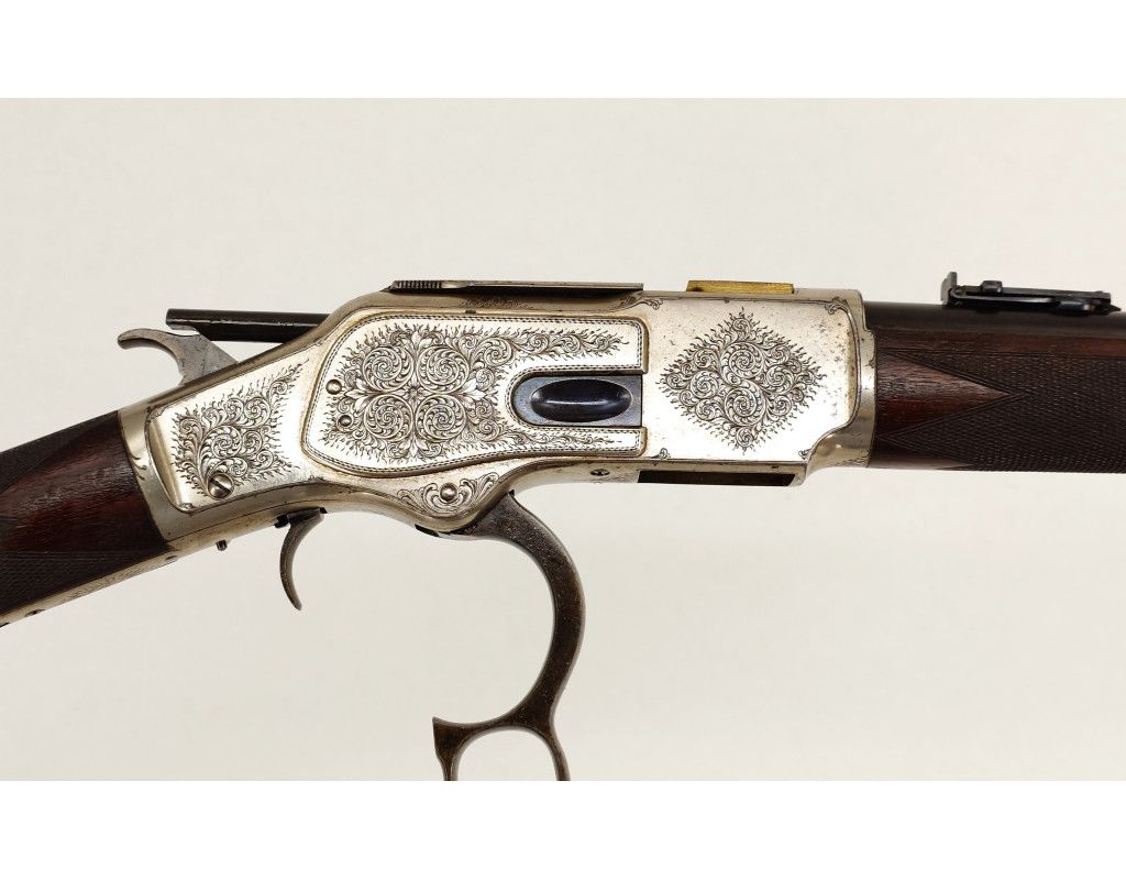 Armes Longues WINCHESTER DE LUXE MODÈLE 1873 CARABINE DE SELLE CALIBRE 44/40 - USA XIXè 103665-1 - 3
