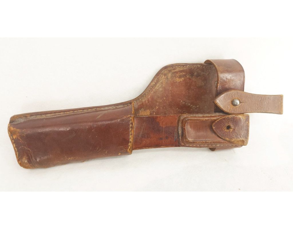Militaria ETUI EN CUIR POUR CROSSE PISTOLET MAUSER C96 - ALLEMAGNE PREMIERE GUERRE MONDIALE {PRODUCT_REFERENCE} - 4