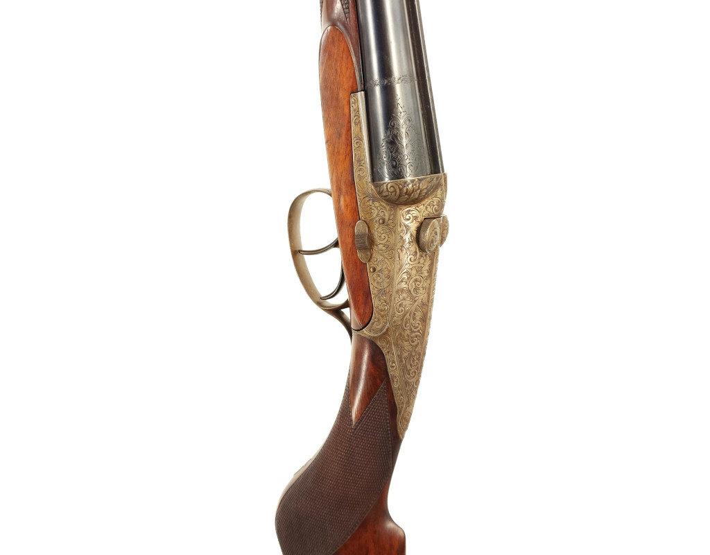 Armes Chasse LUXUEUX FUSIL DE CHASSE DARNE Modèle V 22 Calibre 16 70CM 3/4 FULL - France XXè 3Z521 - 3