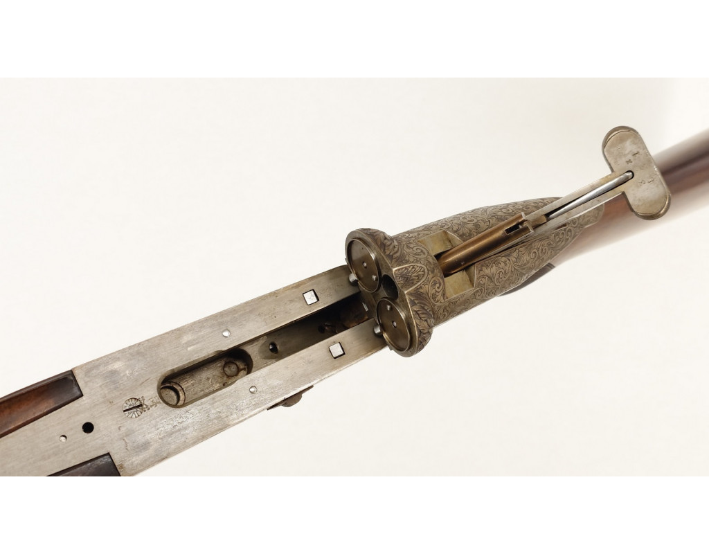 Armes Chasse LUXUEUX FUSIL DE CHASSE DARNE Modèle V 22 Calibre 16 70CM 3/4 FULL - France XXè 3Z521 - 16