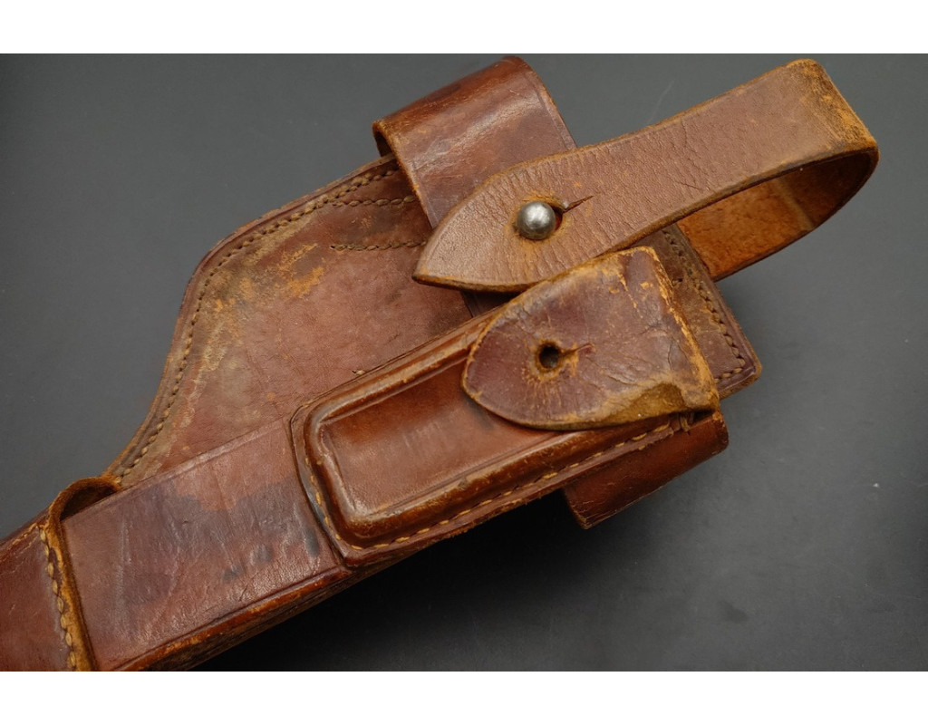 Militaria ETUI EN CUIR POUR CROSSE PISTOLET MAUSER C96 - ALLEMAGNE PREMIERE GUERRE MONDIALE {PRODUCT_REFERENCE} - 11
