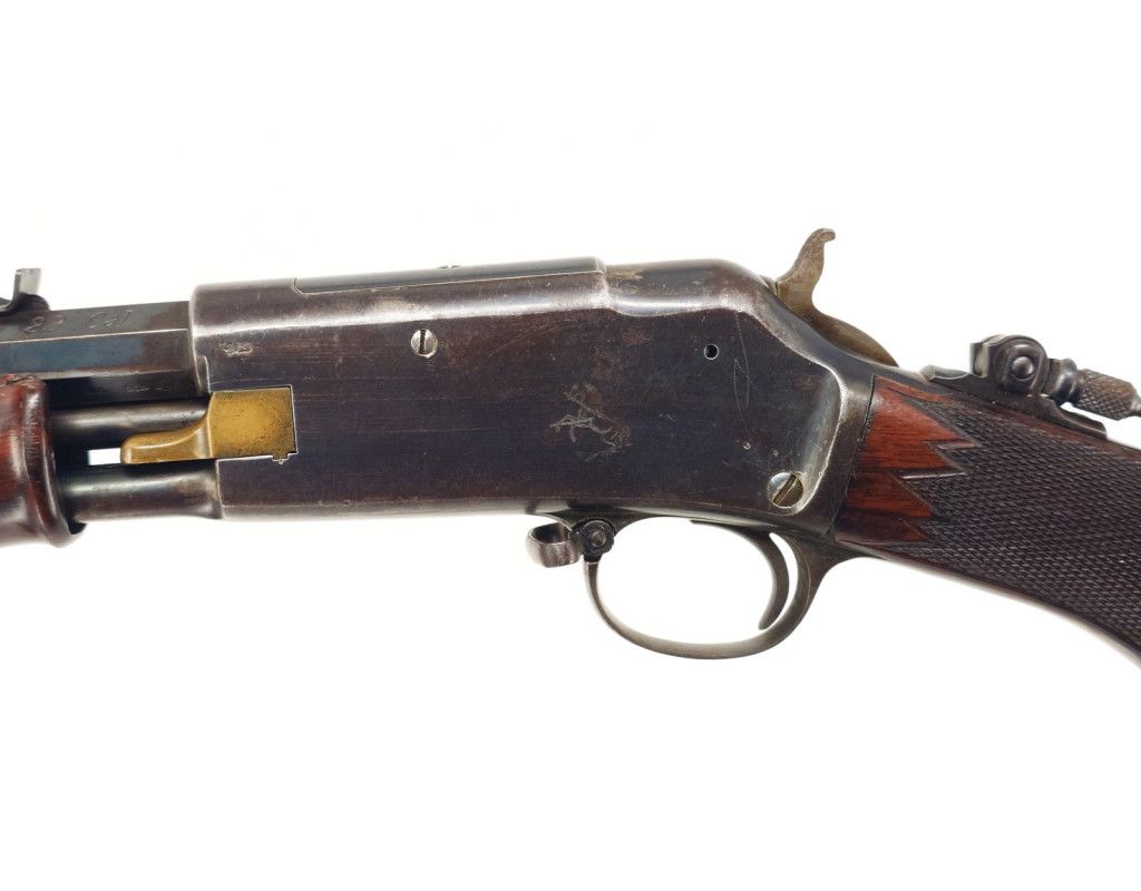 Armes Longues CARABINE DE TIR 22  COLT LIGHTNING MODELE 1887 A POMPE DE 1896 CALIBRE 22 COURT OU 22 LONG   - USA XIXè {PRODUCT_R