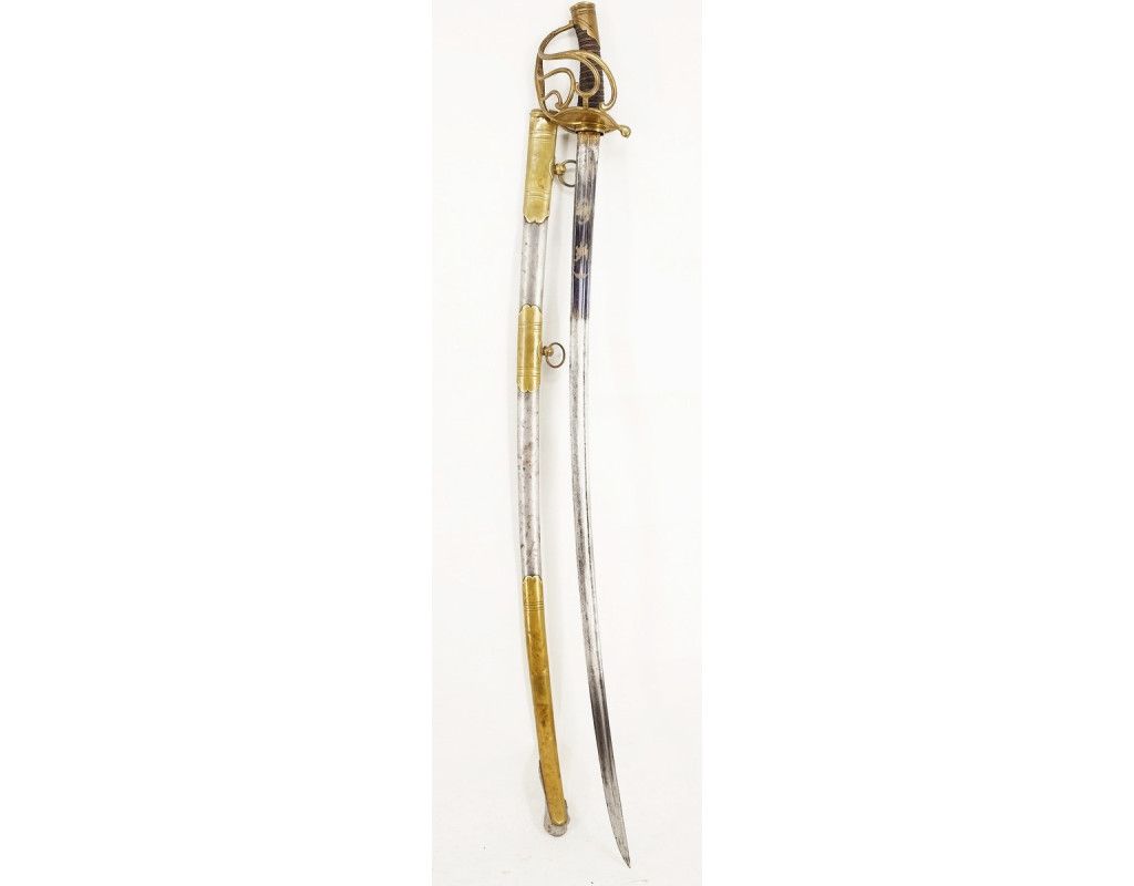 Armes Blanches SABRE D'OFFICIER DE GENDARMERIE D'ÉLITE MODÈLE 1887 DE GENDARMERIE RÈGLEMENT DE 1812 - FRANCE PREMIER EMPIRE 5019