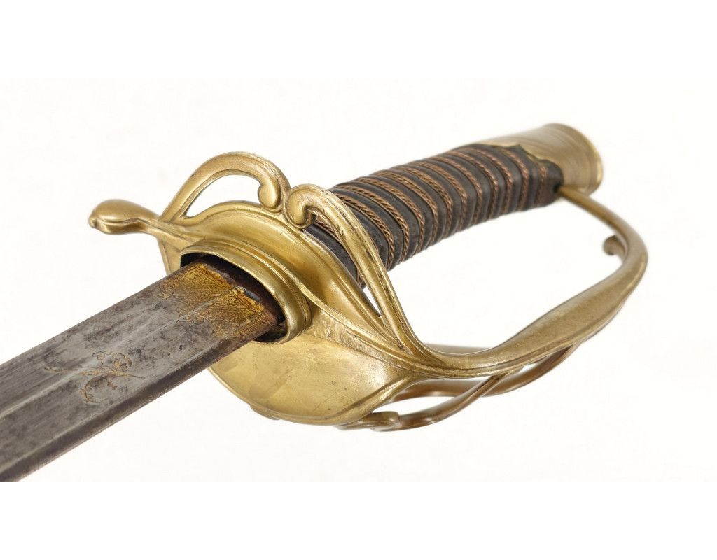 Armes Blanches SABRE D'OFFICIER DE GENDARMERIE D'ÉLITE MODÈLE 1887 DE GENDARMERIE RÈGLEMENT DE 1812 - FRANCE PREMIER EMPIRE 5019