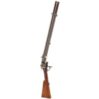 Armes d'Épaule EXCEPTIONNELLE CARABINE COLONEL LEMAT CALIBRE 11MM & 20/50 PERCUSSION CENTRALE FINITION D'ORIGINE BLEU C004155-10