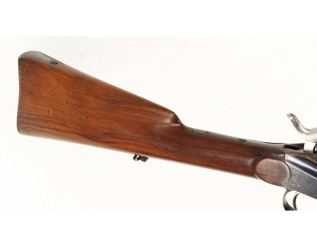 Armes d'Épaule EXCEPTIONNELLE CARABINE COLONEL LEMAT CALIBRE 11MM & 20/50 PERCUSSION CENTRALE FINITION D'ORIGINE BLEU C004155-10