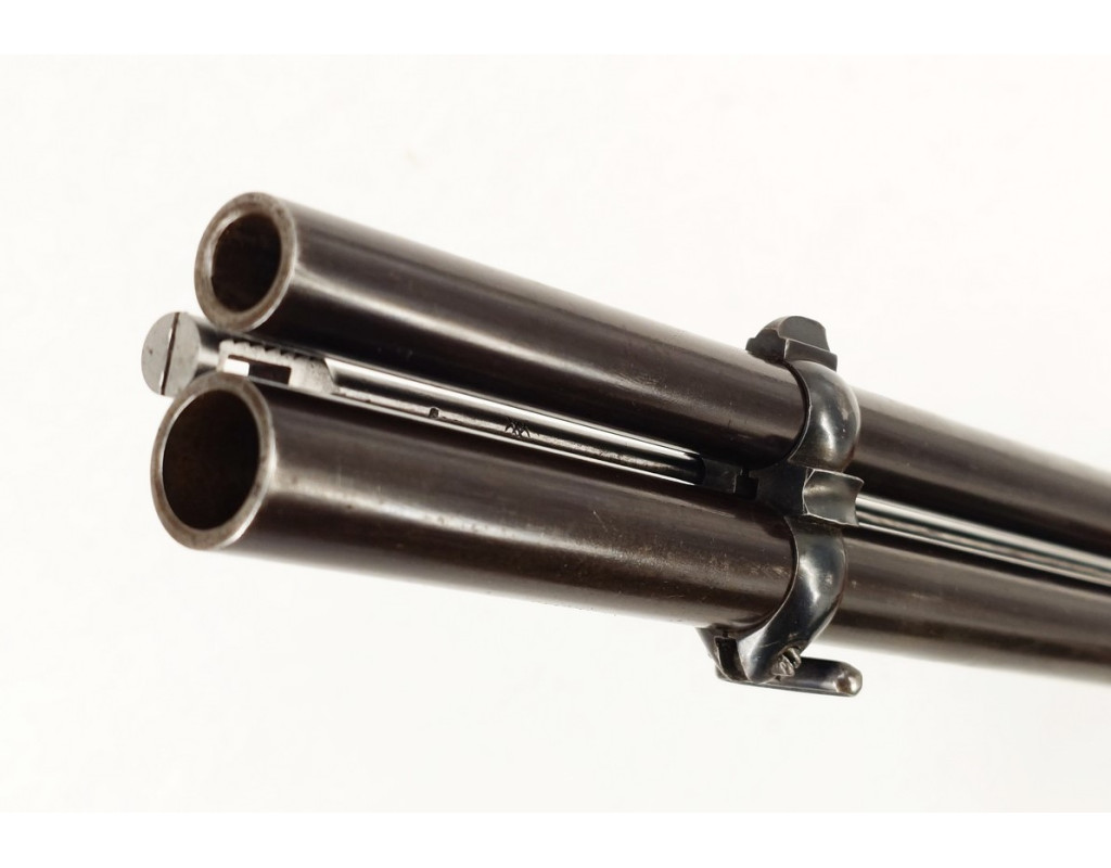 Armes d'Épaule EXCEPTIONNELLE CARABINE COLONEL LEMAT CALIBRE 11MM & 20/50 PERCUSSION CENTRALE FINITION D'ORIGINE BLEU C004155-10